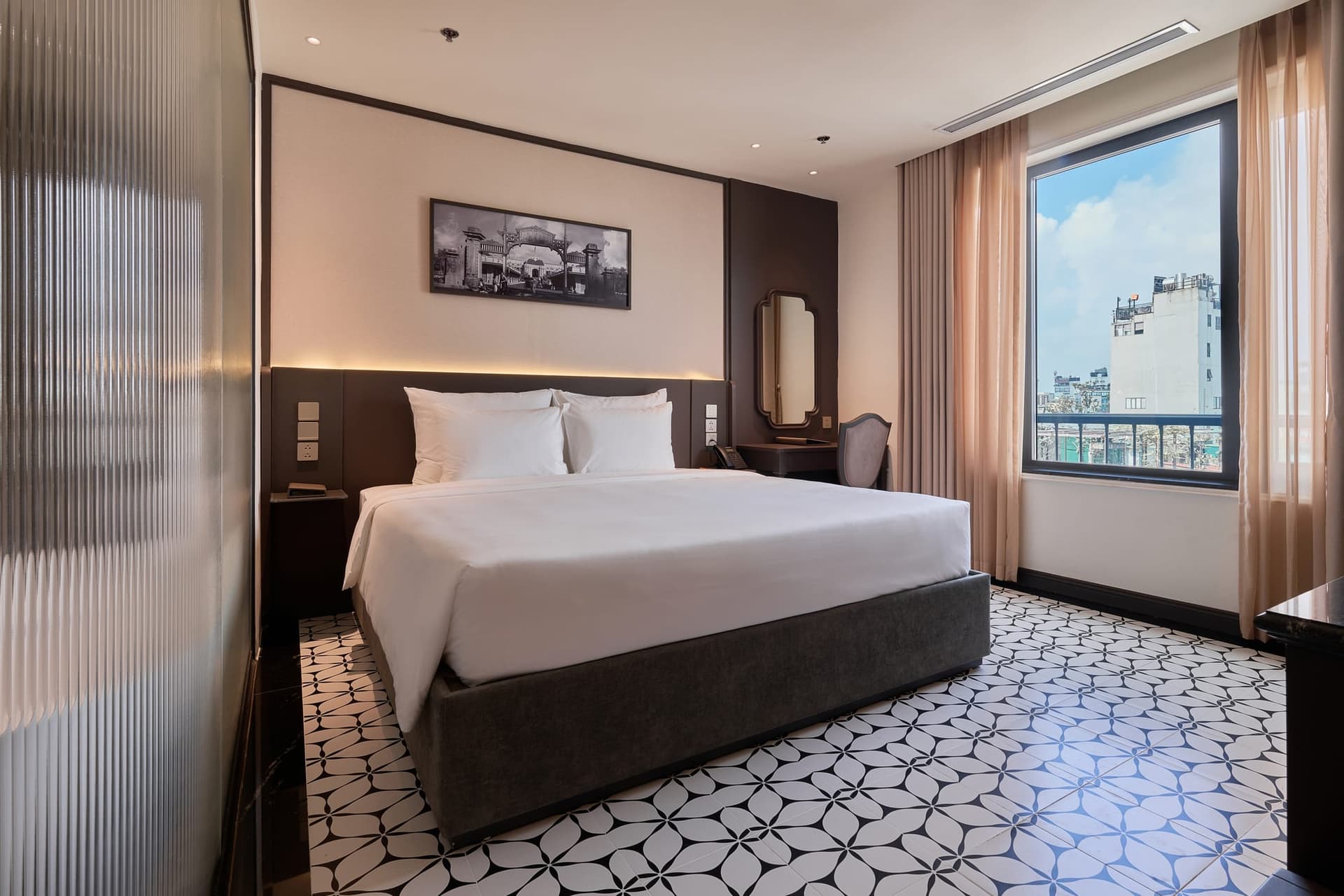 Phòng ngủ Phòng 2 Người Nhìn Ra Thành Phố Mercury Hanoi Hotel - ảnh 2